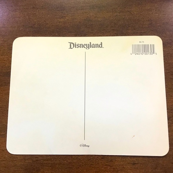 Disney Favorites postcard (Mickey & Minnie, Donald, Goofy, Pluto and Tinkerbell - Picture 2 of 2